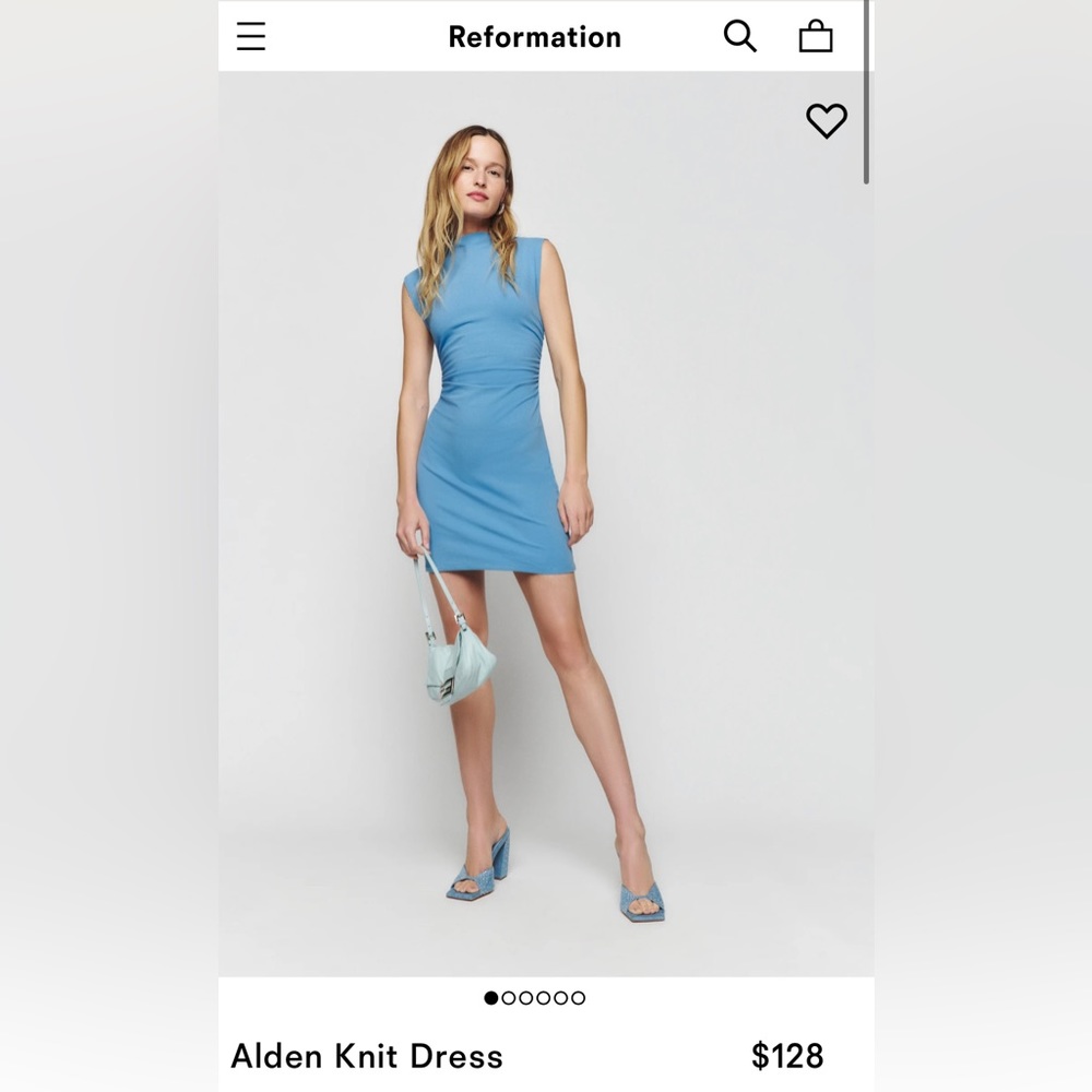 Reformation Alden Knit Dress